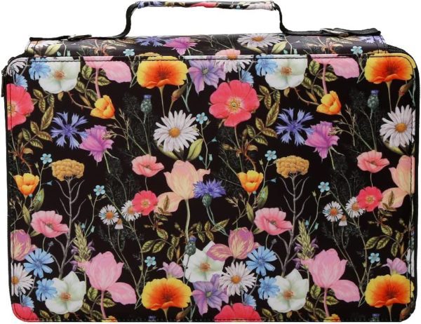 Flowered Pencil Case