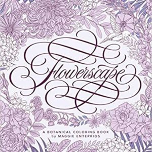 Flowerscape Coloring Book