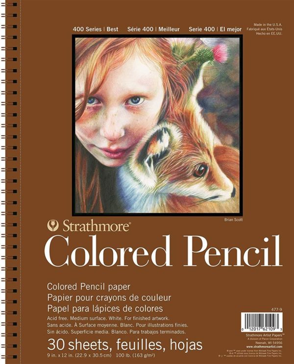 Strathmore 400 Colored Pencil White